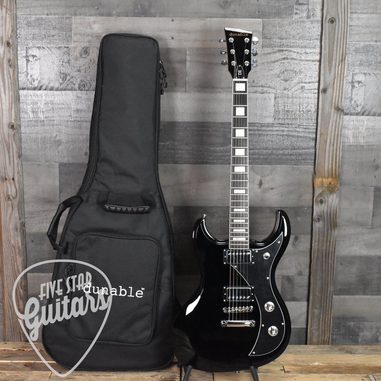 Dunable Gnarwhal DE - Gloss Black/Blocks with Gig Bag