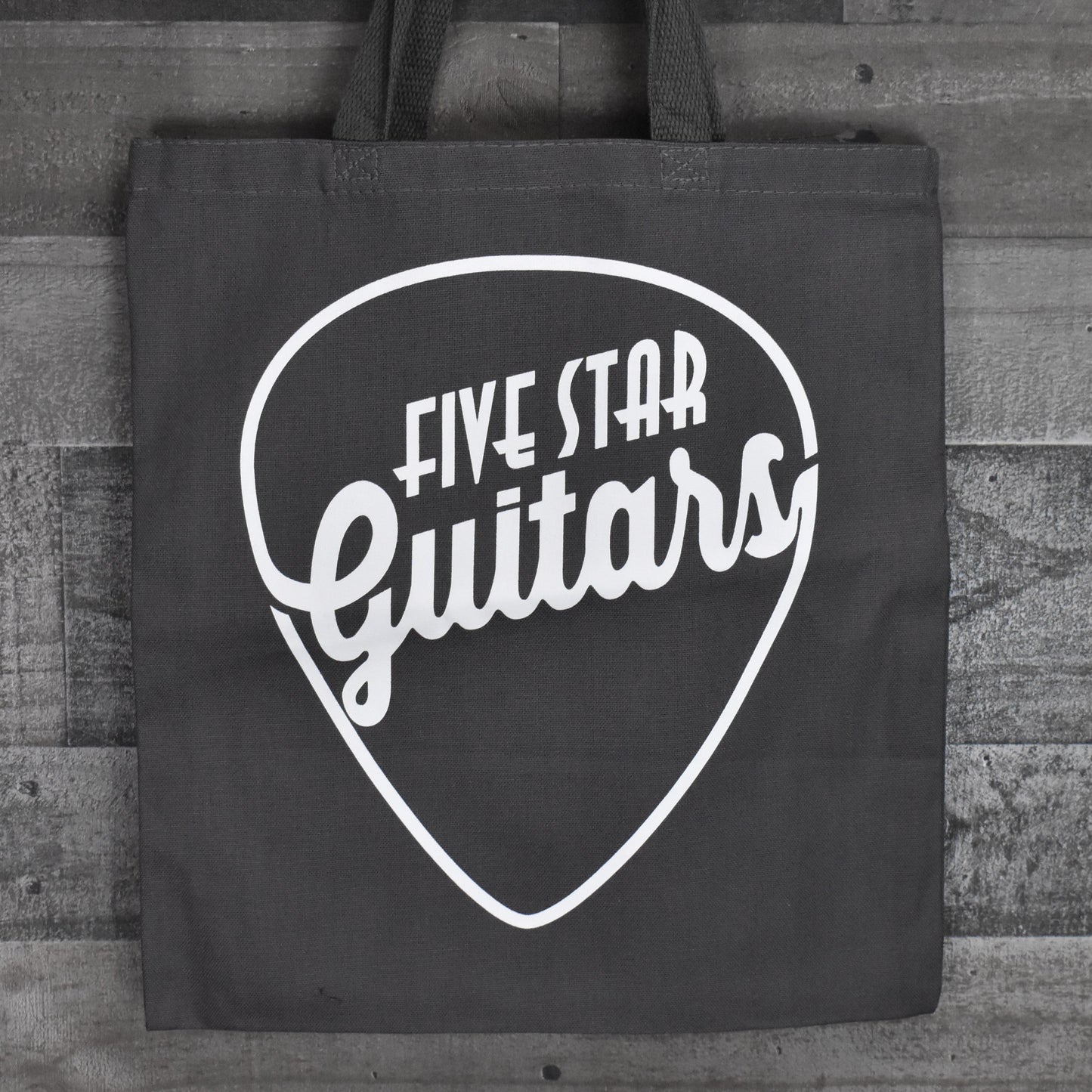 Five Star Guitars Canvas Tote Bag - Charcoal