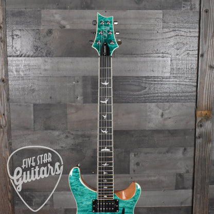 Paul Reed Smith SE Custom 24 Quilt - Turquoise with Gig Bag