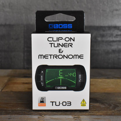 Boss TU-03 Clip On Tuner and Metronome