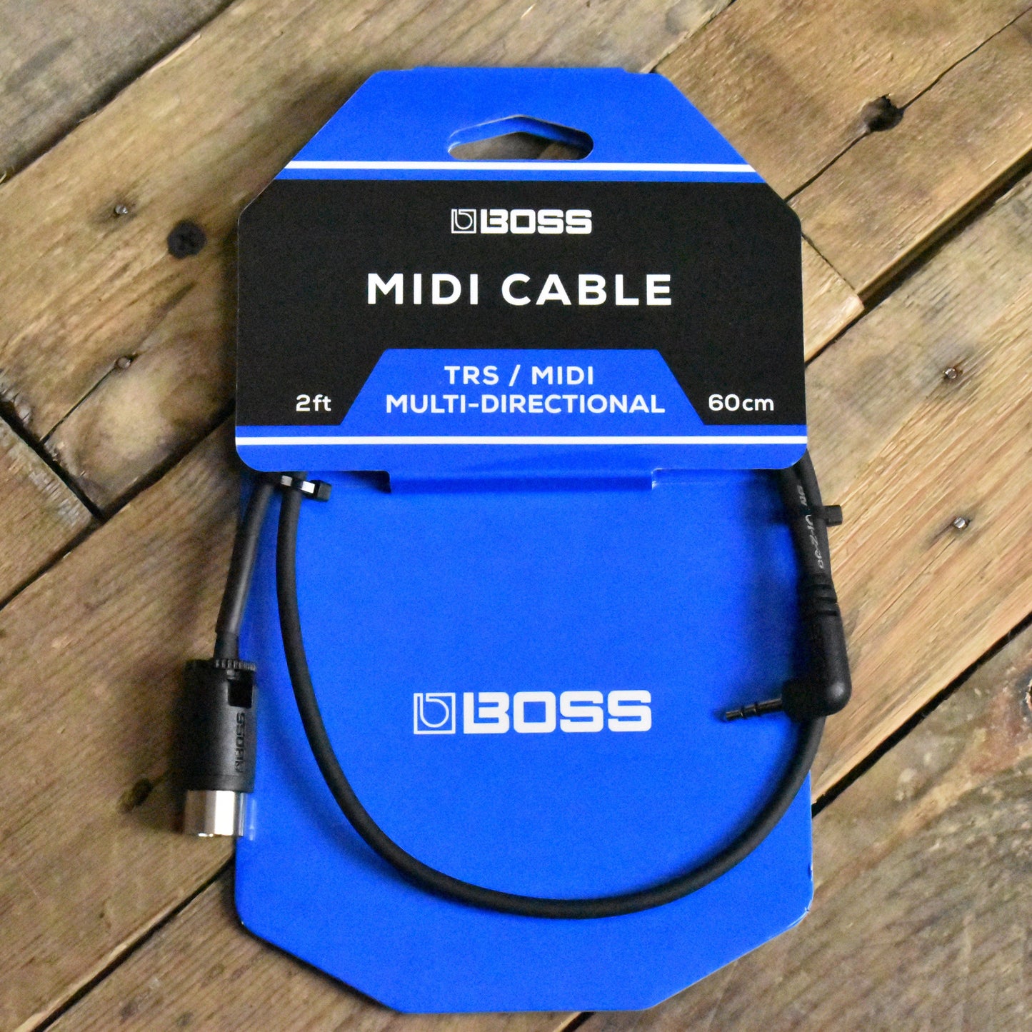 Boss BMIDI-2-35 - TRS/MIDI Cable - 2ft/60cm - 3.5mm