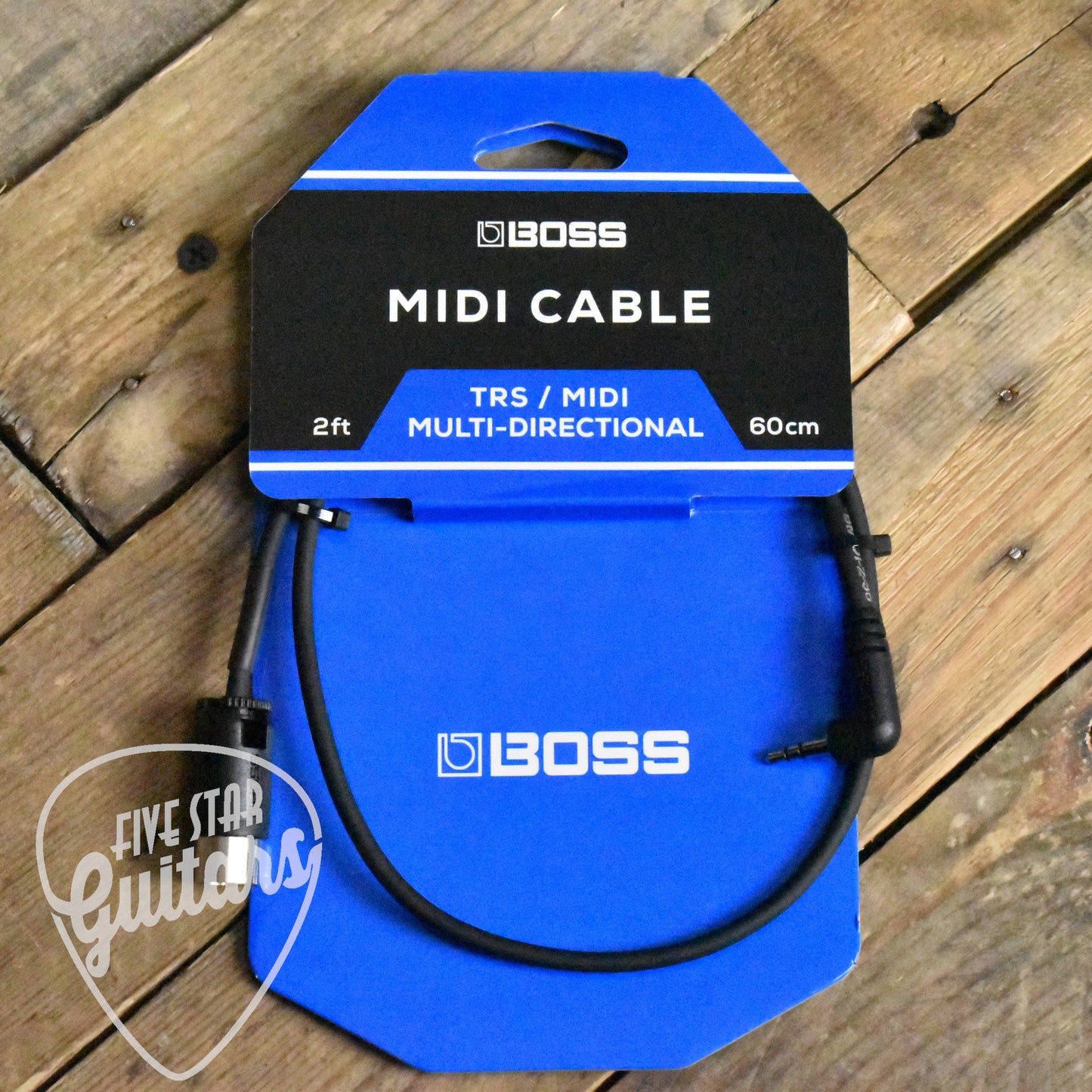 Boss BMIDI-2-35 - TRS/MIDI Cable - 2ft/60cm - 3.5mm