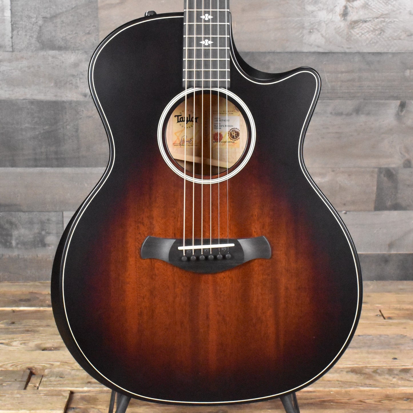 Taylor Builder's Edition 324ce - Tobacco Kona Burst with Hard Shell Case