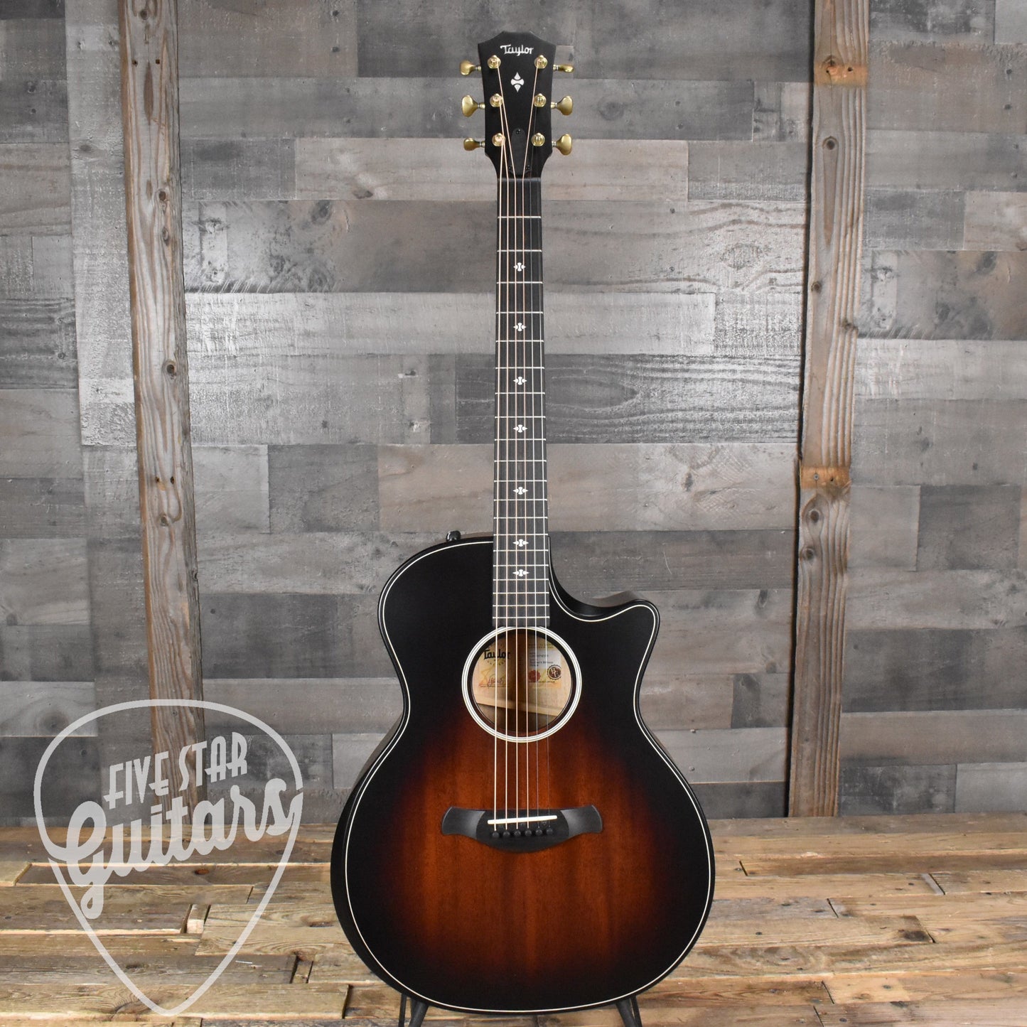 Taylor Builder's Edition 324ce - Tobacco Kona Burst with Hard Shell Case