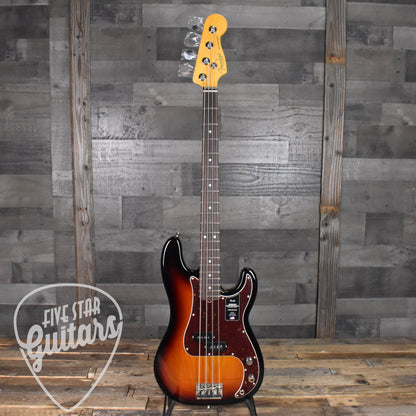 Fender American Pro II Precision Bass Rosewood Fingerboard 3-Color Sunburst with Hard Shell Case