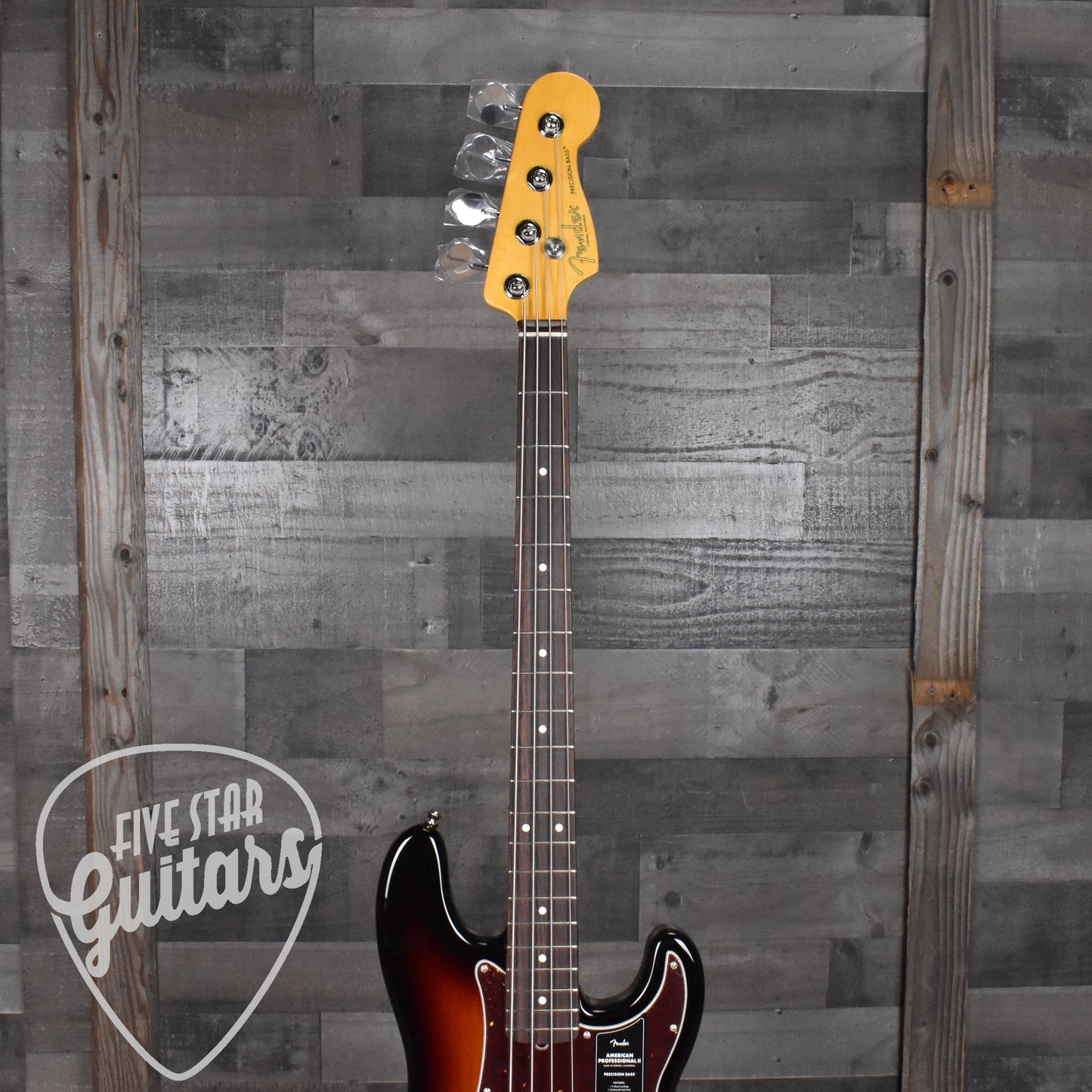 Fender American Pro II Precision Bass Rosewood Fingerboard 3-Color Sunburst with Hard Shell Case