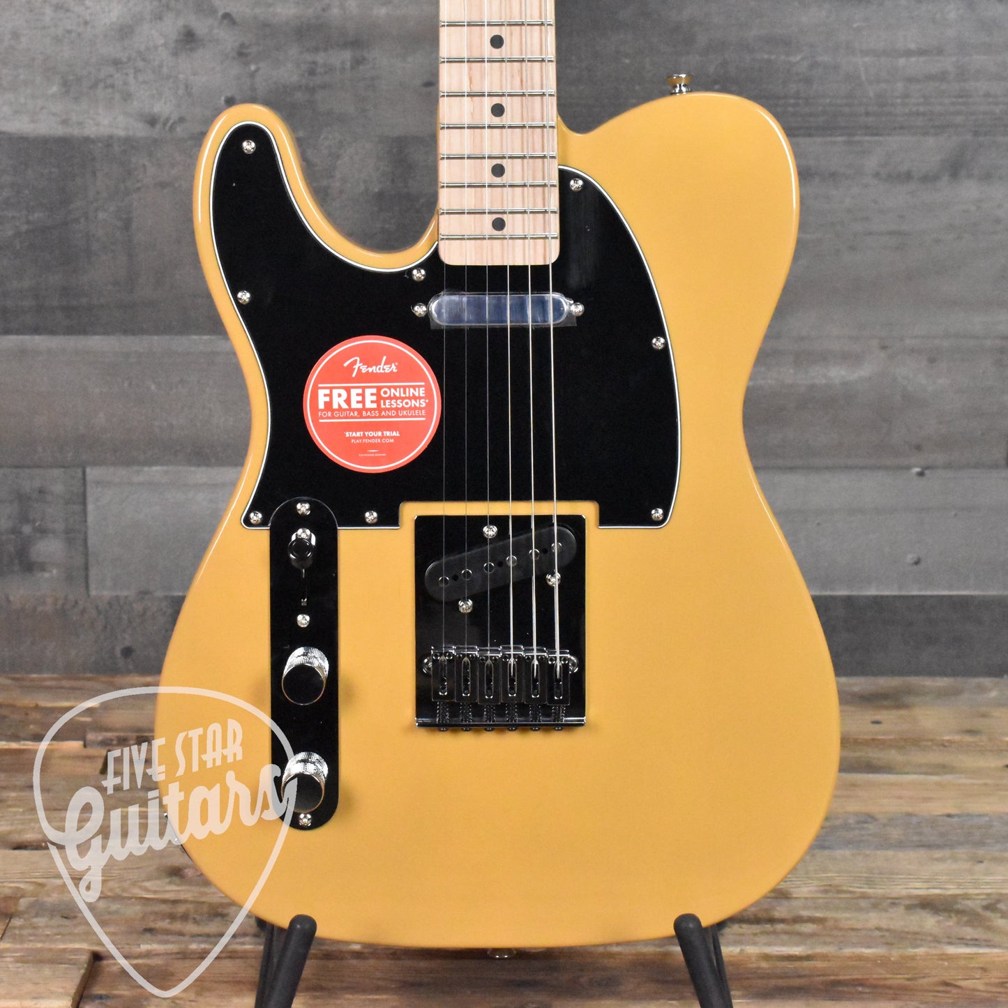 Squier Affinity Telecaster Left-Handed Maple Fingerboard  - Butterscotch Blonde