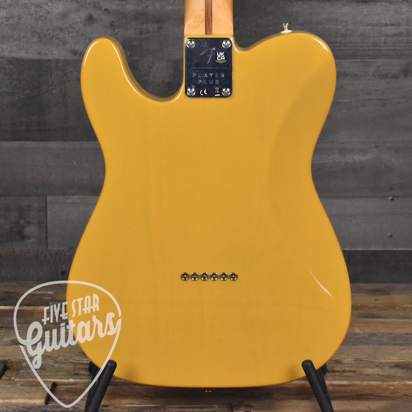 Fender Player Plus Nashville Telecaster Maple Fingerboard - Butterscotch Blonde with Gig Bag