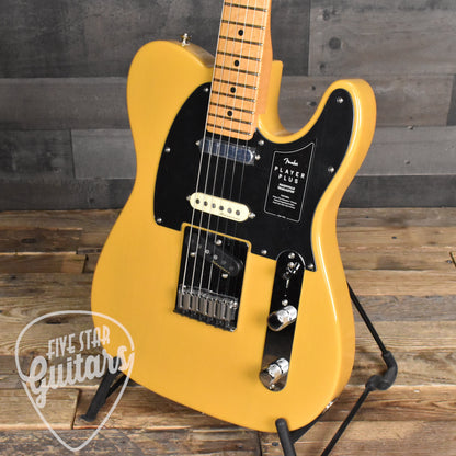 Fender Player Plus Nashville Telecaster Maple Fingerboard - Butterscotch Blonde with Gig Bag