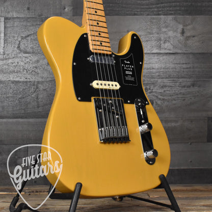 Fender Player Plus Nashville Telecaster Maple Fingerboard - Butterscotch Blonde with Gig Bag