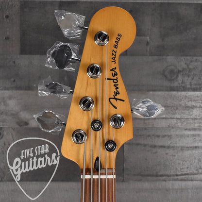 Fender Player Plus Jazz Bass V Pau Ferro Fingerboard 3-Tone Sunburst with Deluxe Gig Bag