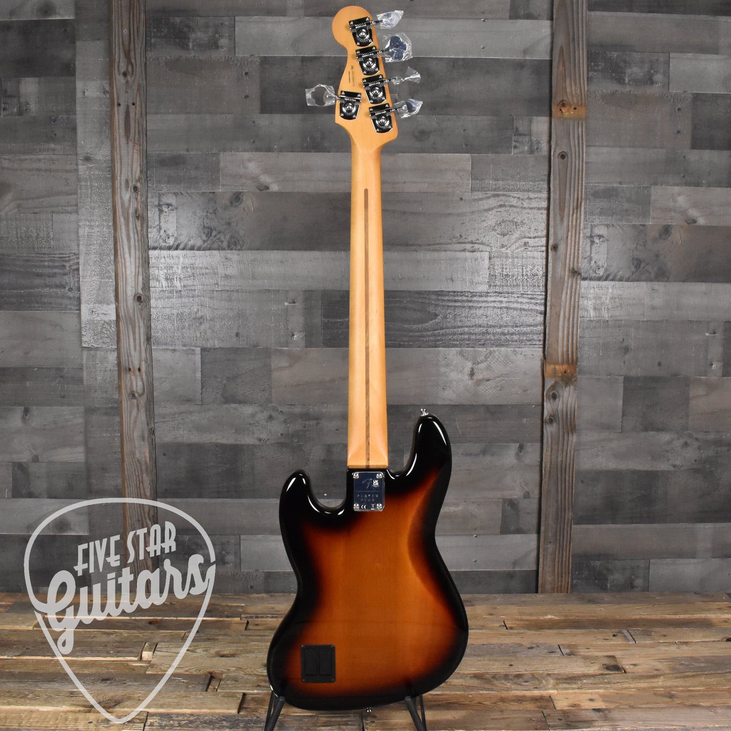 Fender Player Plus Jazz Bass V Pau Ferro Fingerboard 3-Tone Sunburst with Deluxe Gig Bag