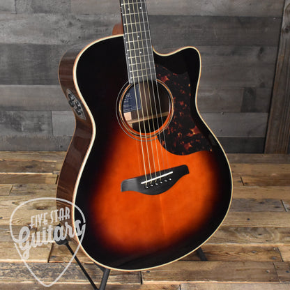 Yamaha AC3R Concert Cutaway - Tobacco Sunburst with Hard Bag