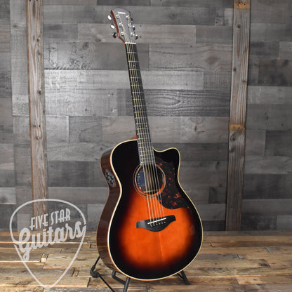 Yamaha AC3R Concert Cutaway - Tobacco Sunburst with Hard Bag