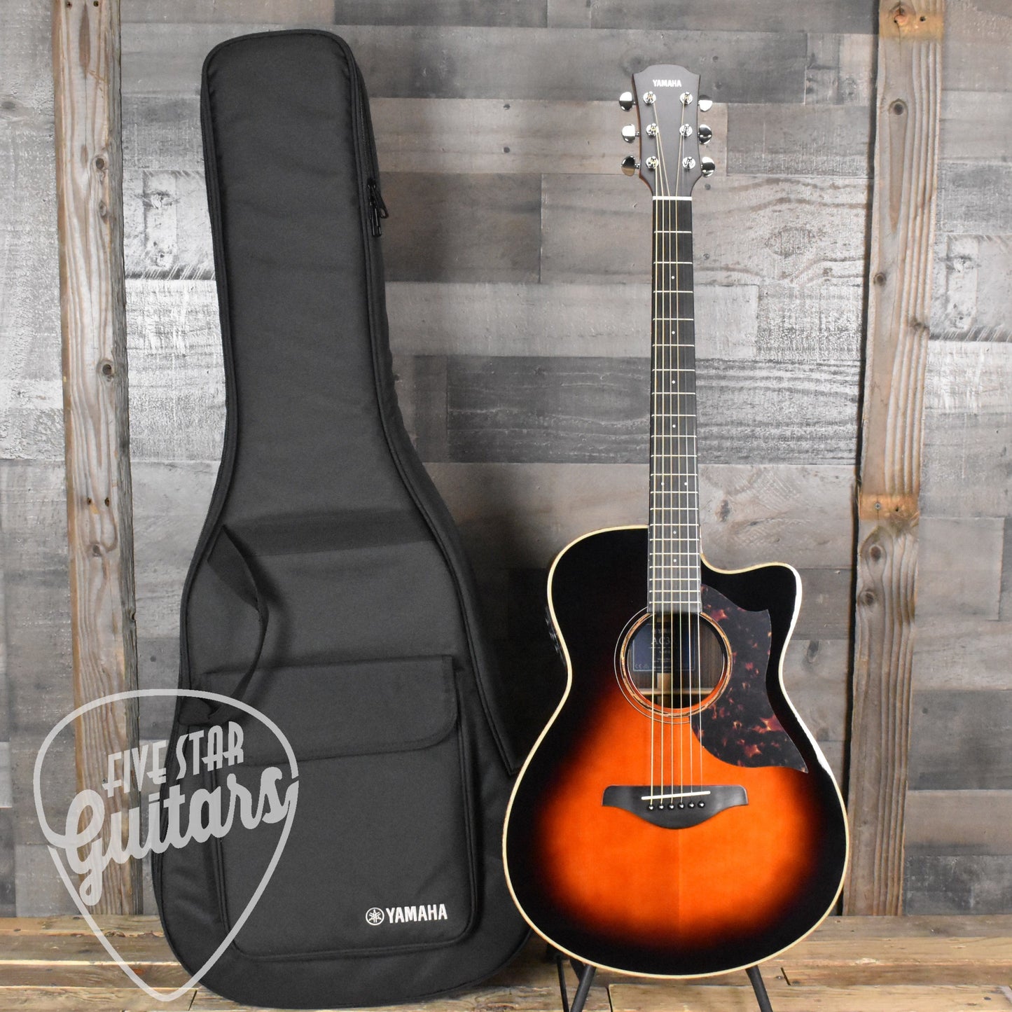 Yamaha AC3R Concert Cutaway - Tobacco Sunburst with Hard Bag