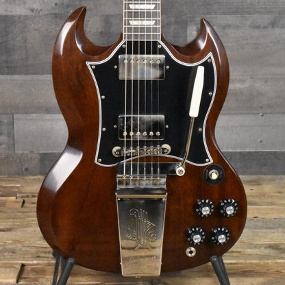 Gibson 1964 SG Standard Reissue With Maestro Vibrola PSL - Walnut NH VOS with Hard Shell Case