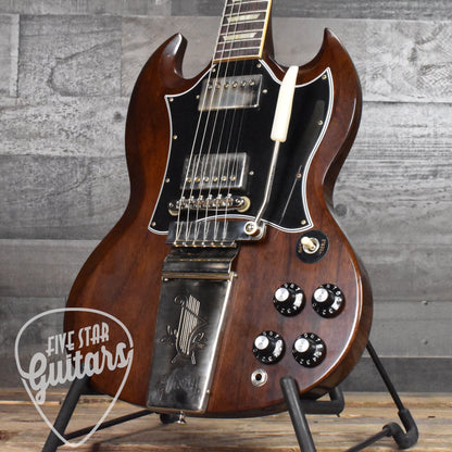 Gibson 1964 SG Standard Reissue With Maestro Vibrola PSL - Walnut NH VOS with Hard Shell Case