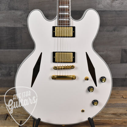 Epiphone Emily Wolfe "White Wolfe" Sheraton - Aged Bone White with EpiLite Case