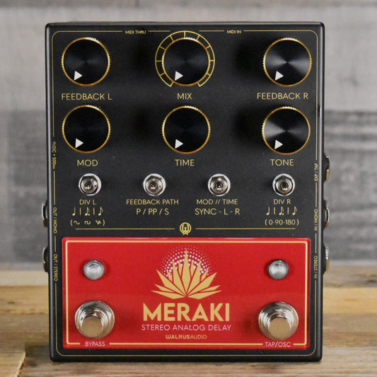 Walrus Meraki Stereo Analog Dual Delay