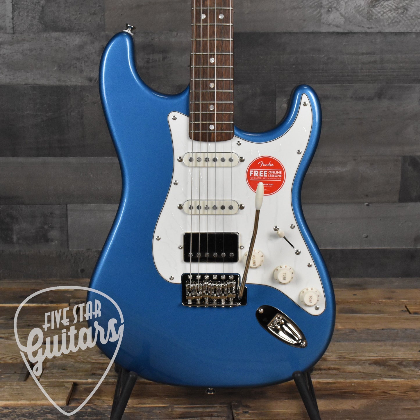 Squier Limited Edition Classic Vibe '60s Stratocaster HSS - Lake Placid Blue with Matching Headstock