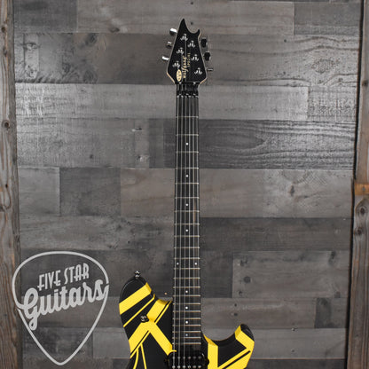 EVH Wolfgang Special Striped Series  - Black and Yellow with Gig Bag