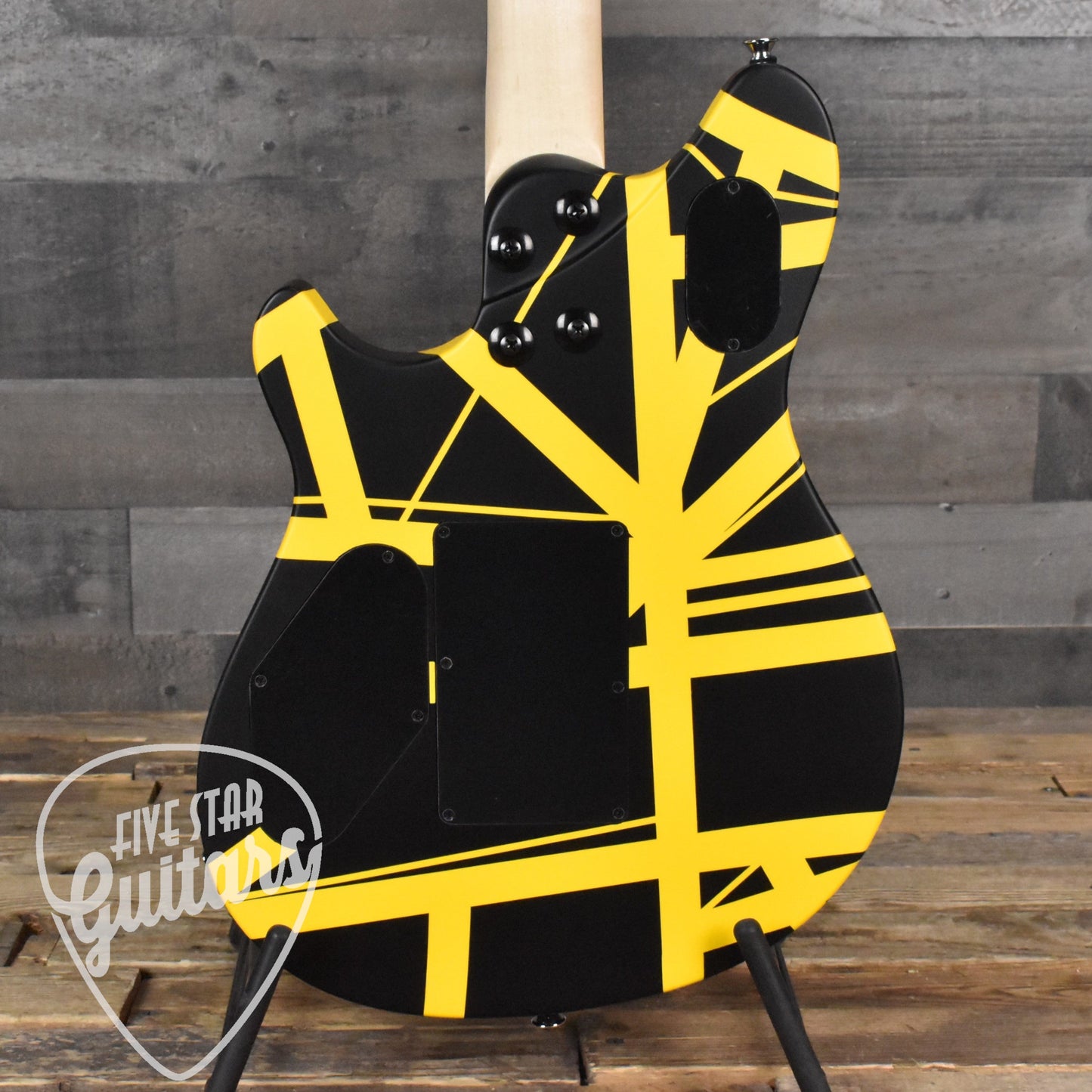 EVH Wolfgang Special Striped Series  - Black and Yellow with Gig Bag