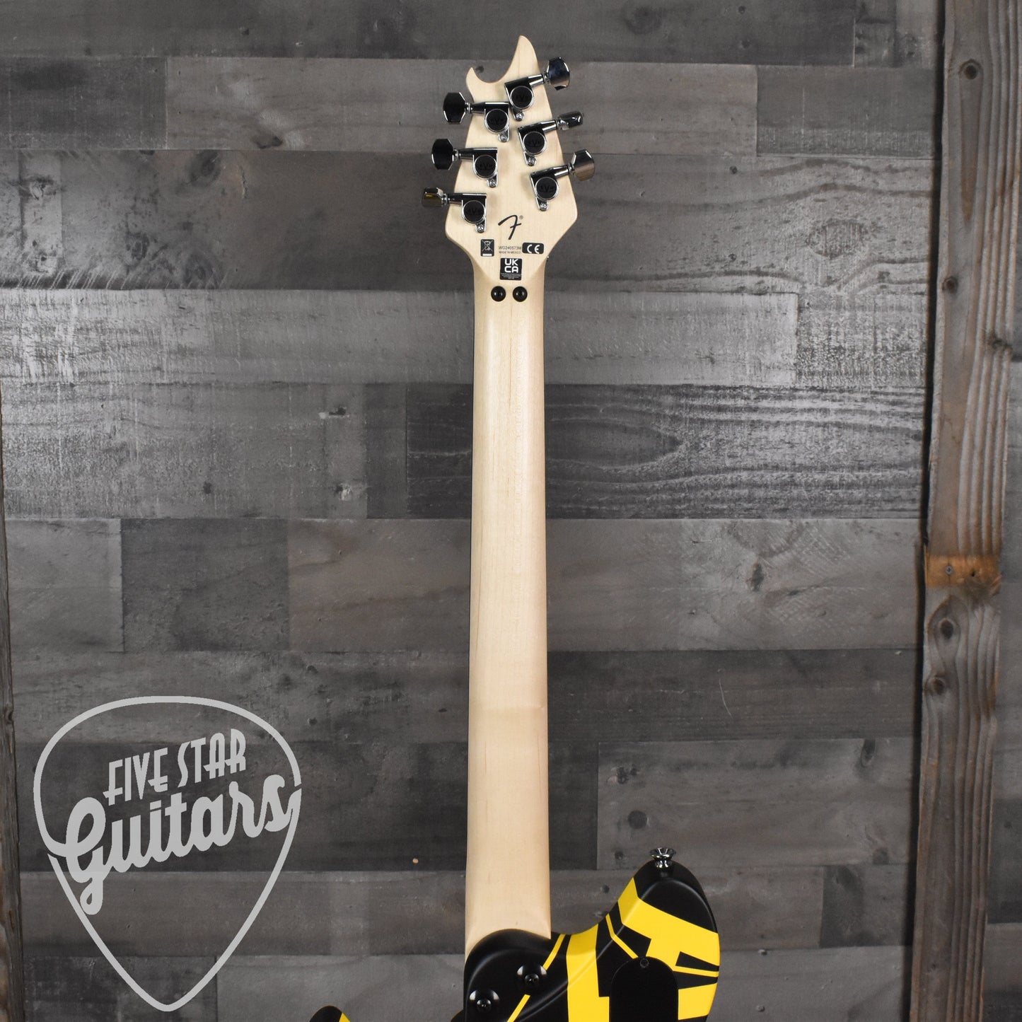 EVH Wolfgang Special Striped Series  - Black and Yellow with Gig Bag