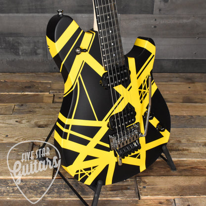 EVH Wolfgang Special Striped Series  - Black and Yellow with Gig Bag