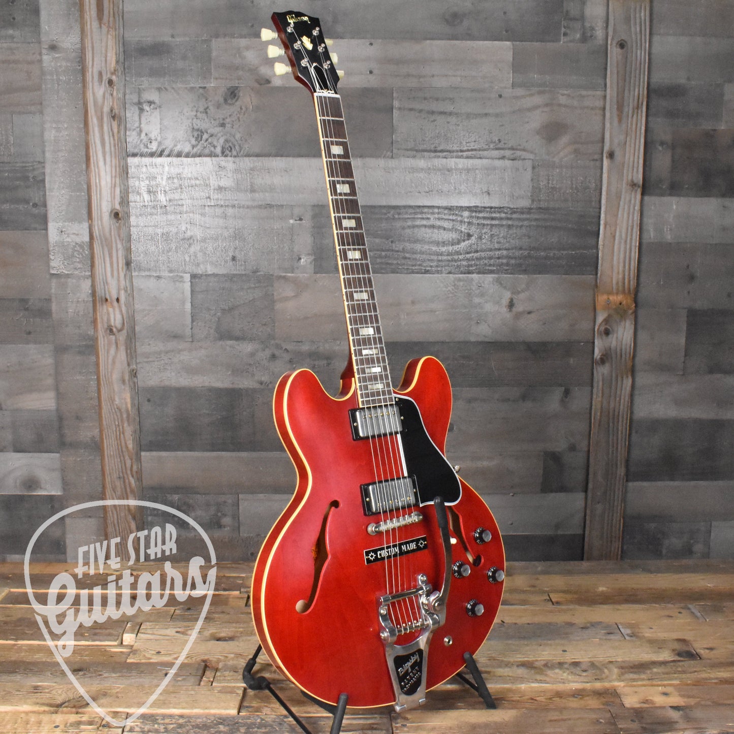 Gibson 1964 ES-335 Reissue with Bigsby - 60s Cherry VOS NH with Hard Shell Case SN: 0005