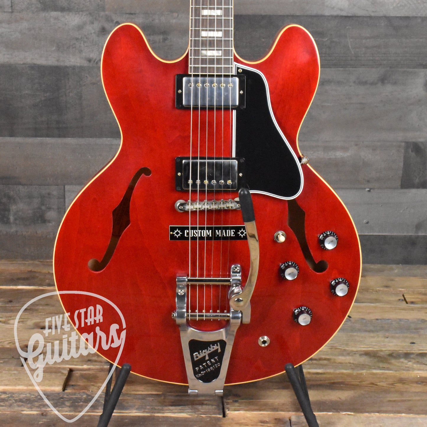 Gibson 1964 ES-335 Reissue with Bigsby - 60s Cherry VOS NH with Hard Shell Case SN: 0005