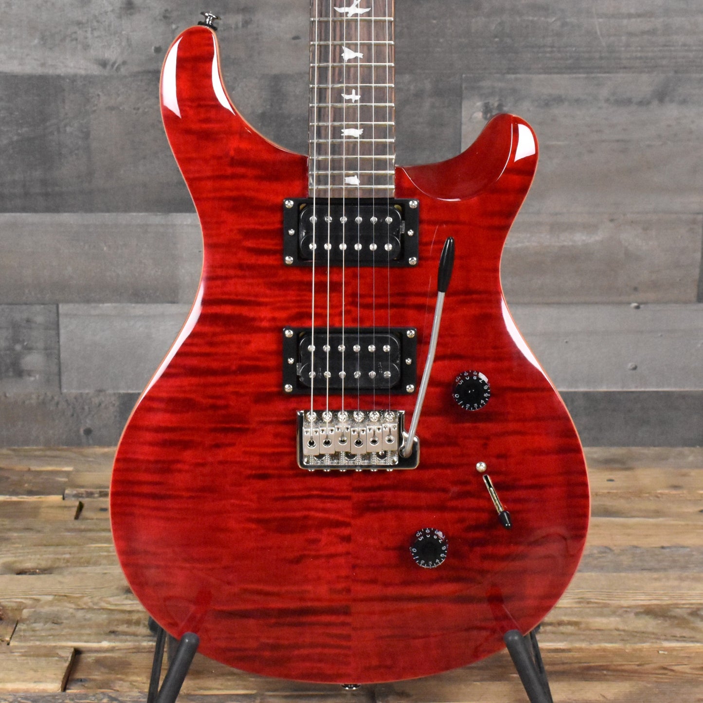 Paul Reed Smith SE Custom 24 Small Batch LTD - Ruby with Gig Bag SN:4478 - AUTOGRAPHED BY PAUL REED SMITH