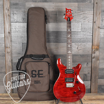 Paul Reed Smith SE Custom 24 Small Batch LTD - Ruby with Gig Bag SN:4478 - AUTOGRAPHED BY PAUL REED SMITH