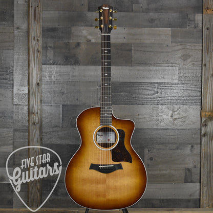 Taylor 214ce Special Edition Tigerwood - Shaded Edgeburst with Gigbag