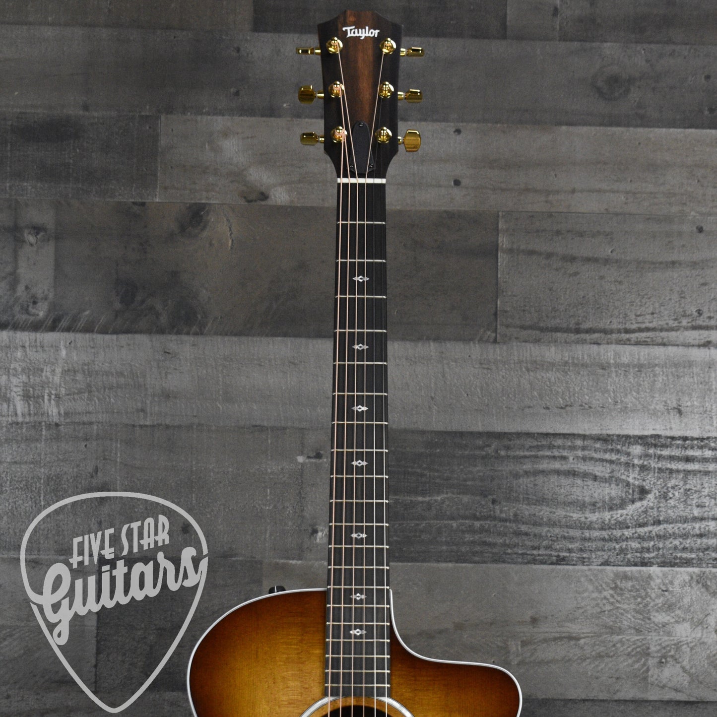 Taylor 214ce Special Edition Tigerwood - Shaded Edgeburst with Gigbag