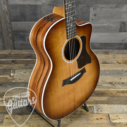 Taylor 214ce Special Edition Tigerwood - Shaded Edgeburst with Gigbag