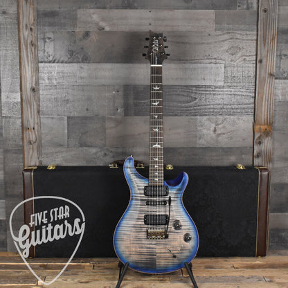 Paul Reed Smith Modern Eagle V - Wood Library - Charcoal Blue Burst with Hard Shell Case