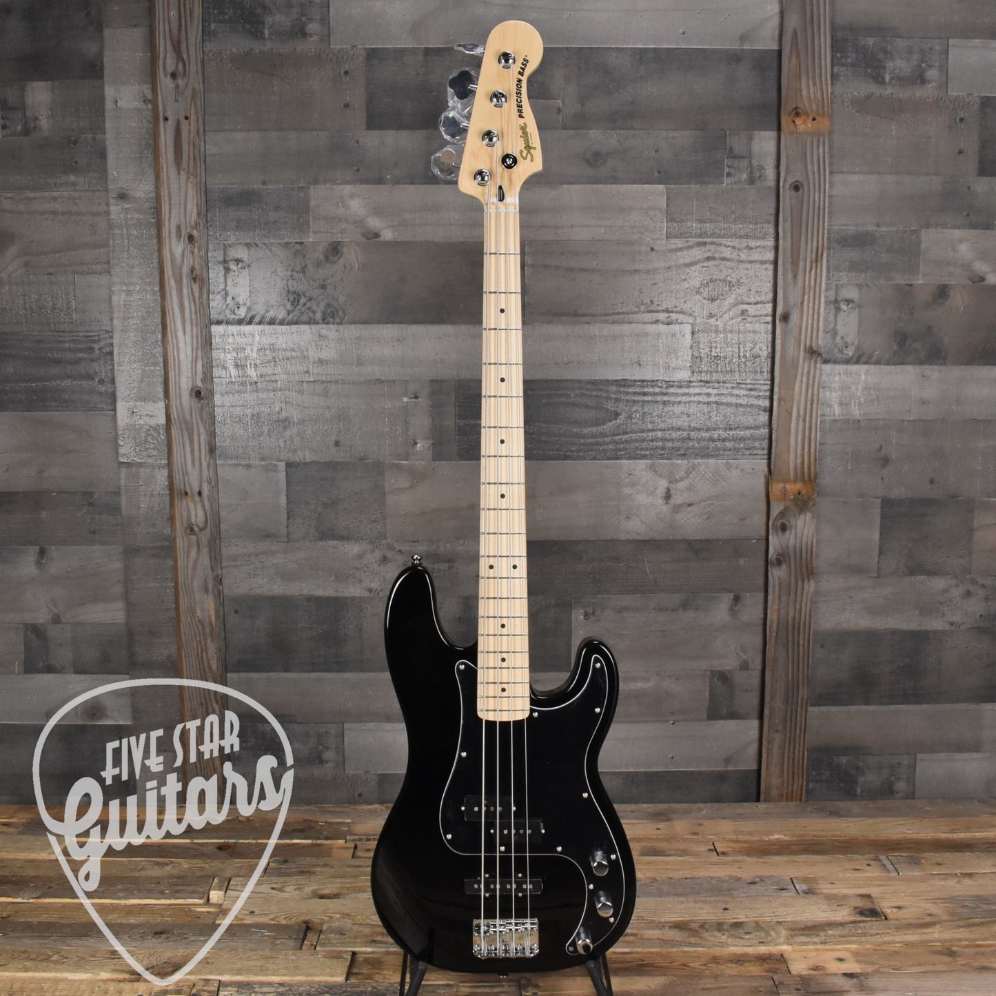 Squier Affinity Series Precision Bass PJ Maple Fingerboard - Black Gloss