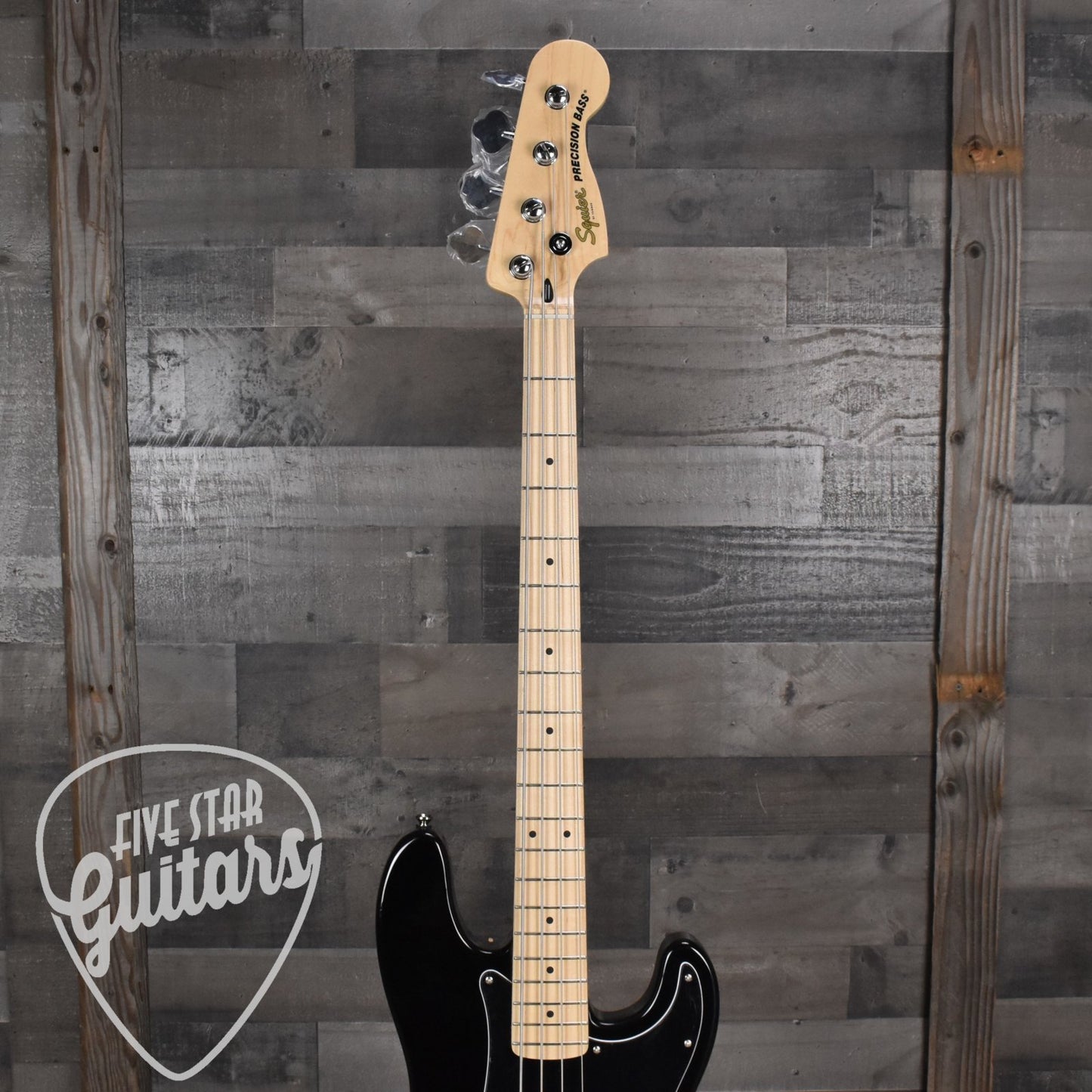 Squier Affinity Series Precision Bass PJ Maple Fingerboard - Black Gloss