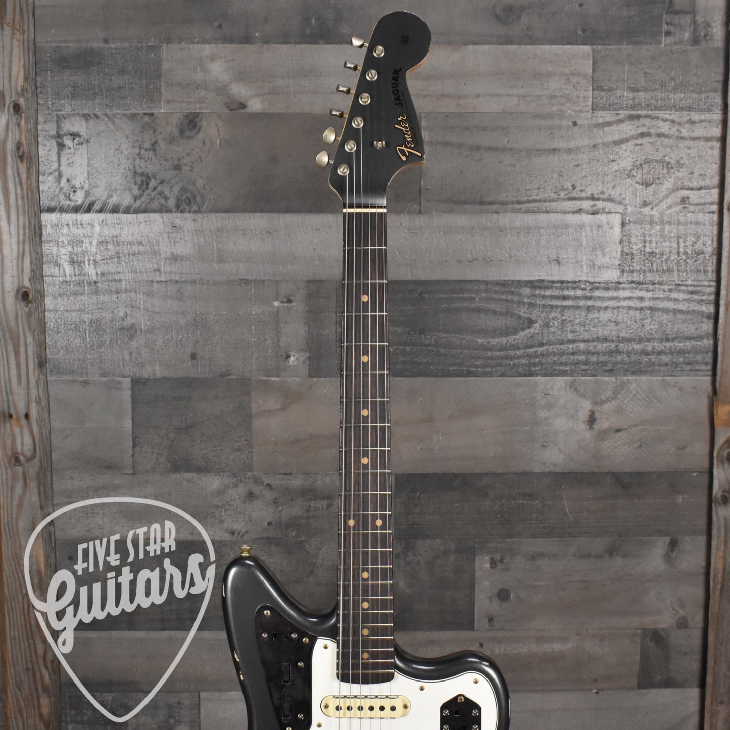 Fender Custom Shop Time Machine '64 Jaguar Relic  - Faded Aged Mercedes Blue with Hard Shell Case - Five Star Select