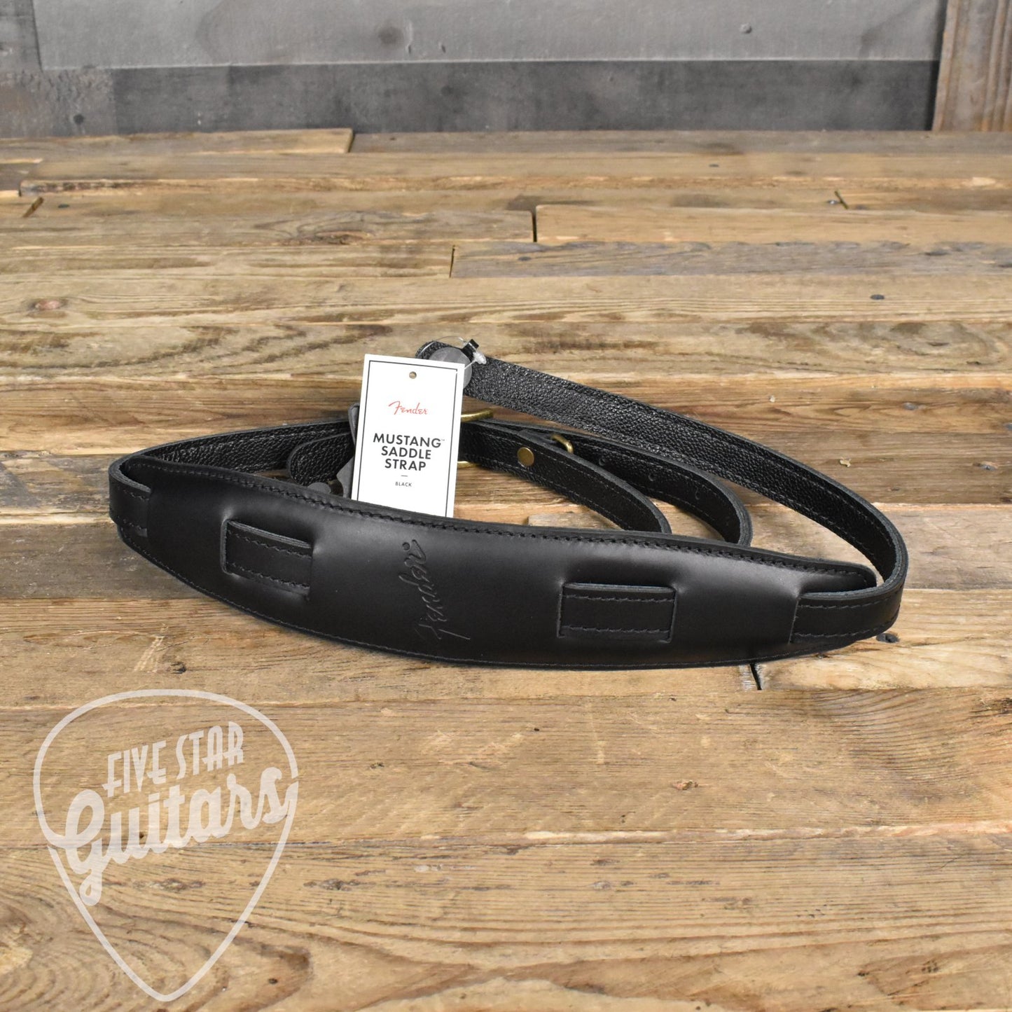 Fender Mustang Saddle Strap Black