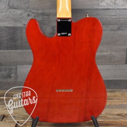 Fender American Vintage II 1963 Telecaster - Crimson Red Transparent with Hard Shell Case