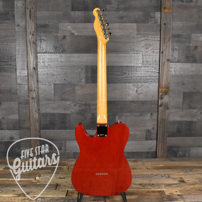 Fender American Vintage II 1963 Telecaster - Crimson Red Transparent with Hard Shell Case