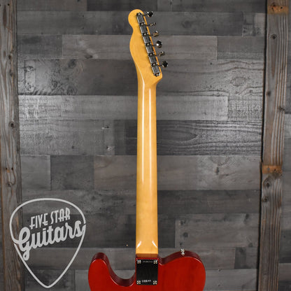 Fender American Vintage II 1963 Telecaster - Crimson Red Transparent with Hard Shell Case