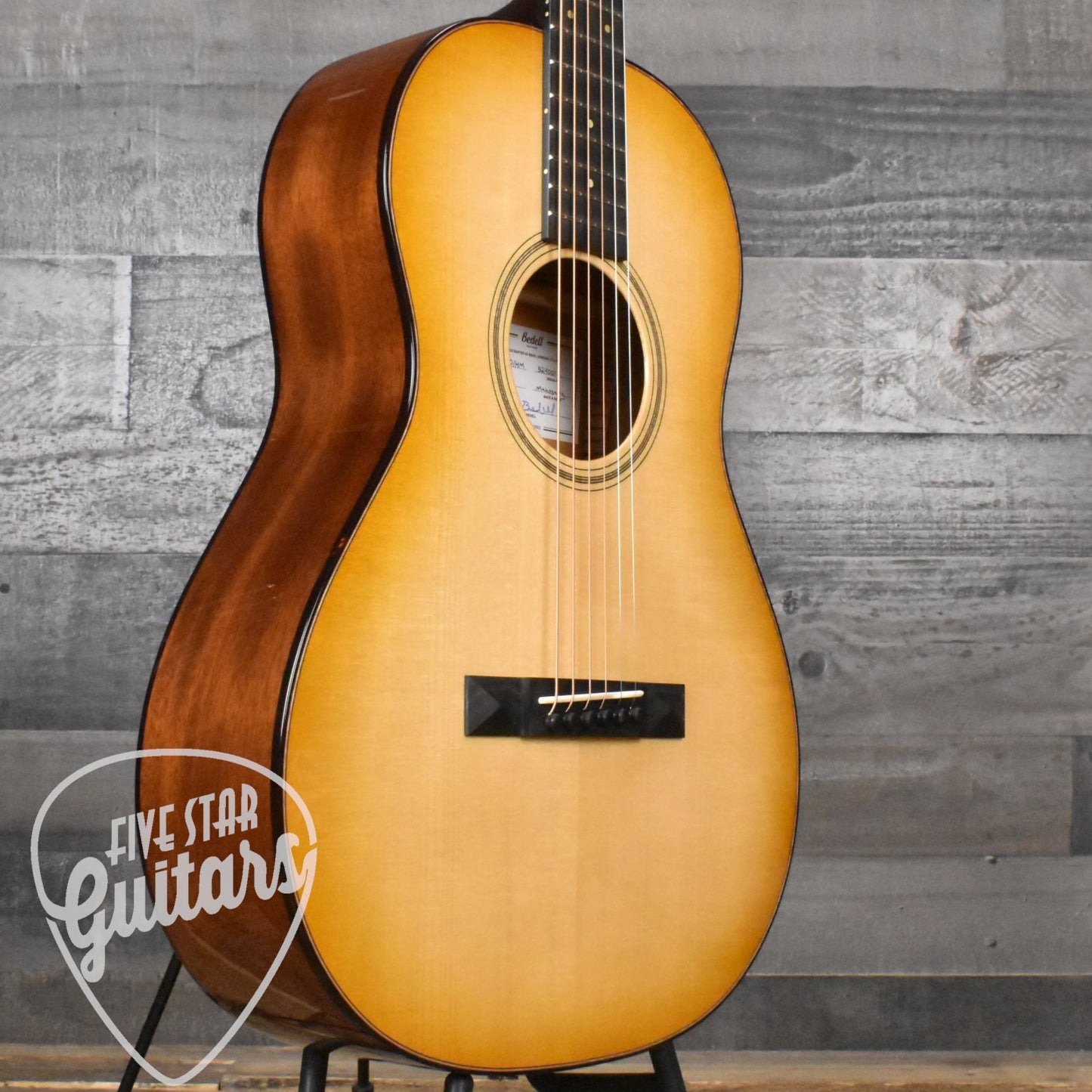 Bedell 1964 Parlor Sitka Spruce/Honduran Mahogany - Special Edition with Hard Shell Case