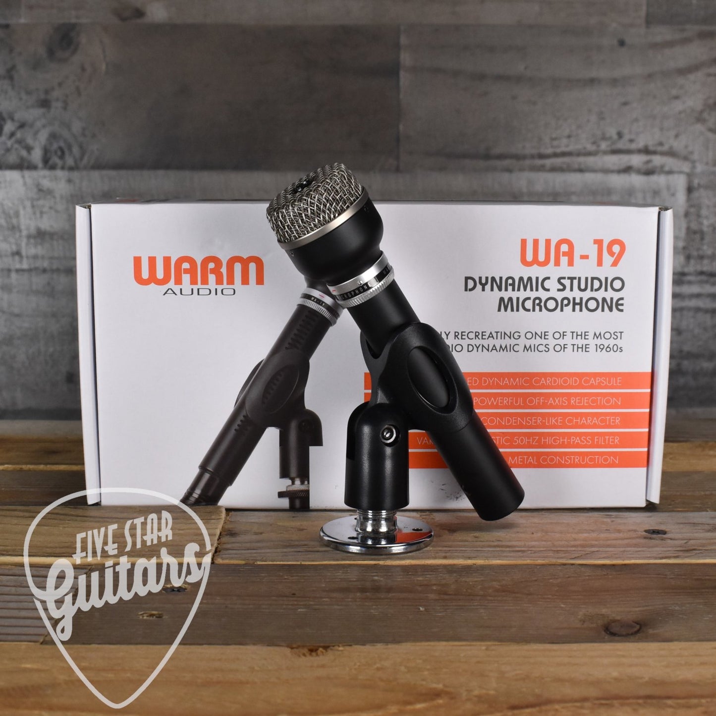 Warm Audio WA-19B 60's Vintage Style Dynamic Microphone - Black