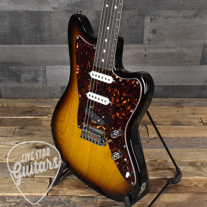 Tom Anderson Raven Classic Shorty - Trans Amber to Tobacco Burst with Hard Shell Case