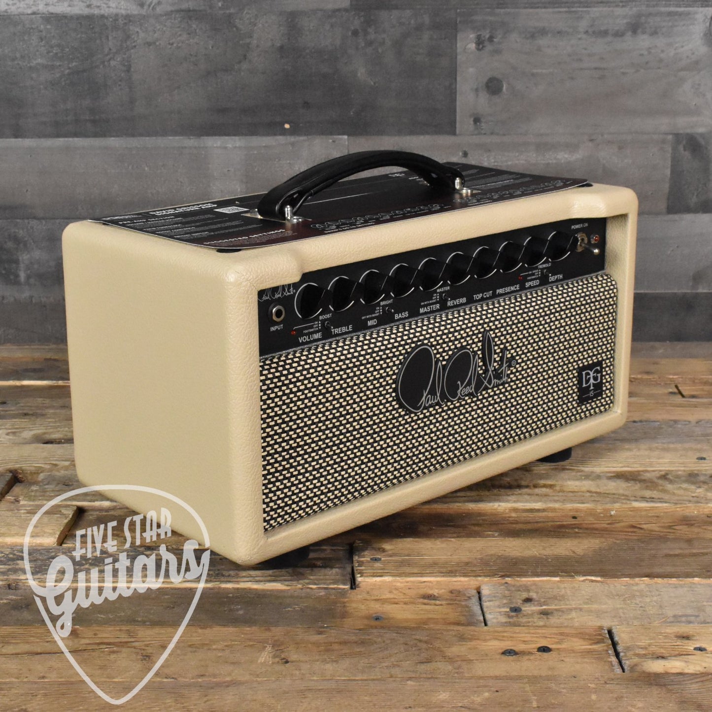 PRS DGT 15 David Grissom 15-watt Tube Head - Blonde Tolex