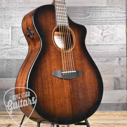 Breedlove Wildwood Pro Concert CE African Mahogany-African Mahogany - Suede with Gig Bag