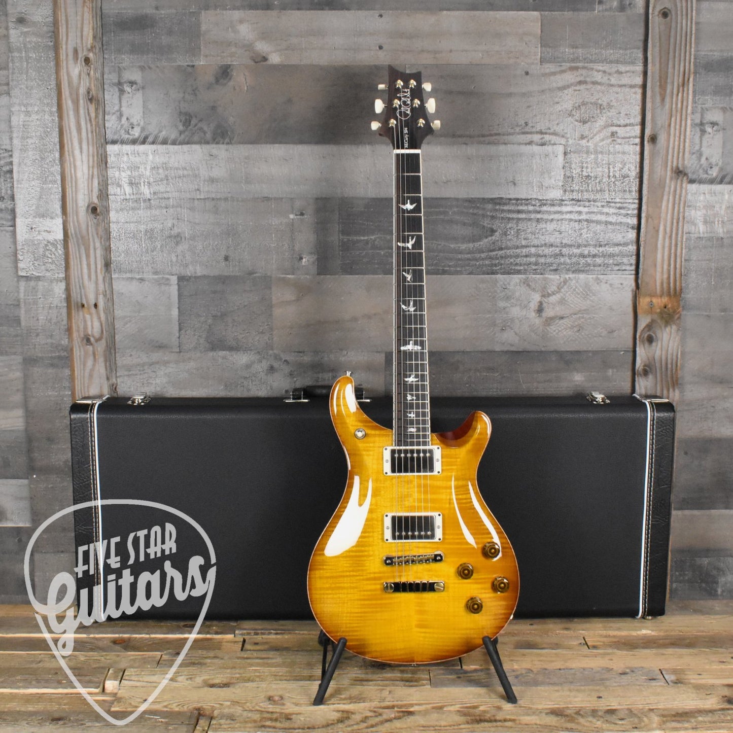 Paul Reed Smith McCarty 594 MS - McCarty Sunburst with Hard Shell Case - AUTOGRAPHED BY PAUL REED SMITH