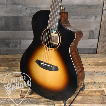 Breedlove Performer Pro Concert CE European Spruce/Indian Rosewood - Tobacco Burst with Hard Shell Case